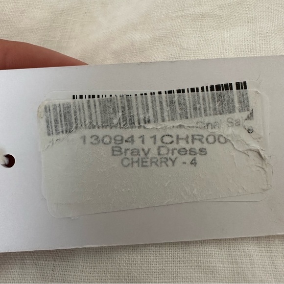 Reformation Bray Dress- Cherry red - Picture 10 of 12